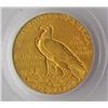 Image 3 : 1908-P INDIAN $2.5 GOLD QUARTER EAGLE PCGS MS 63