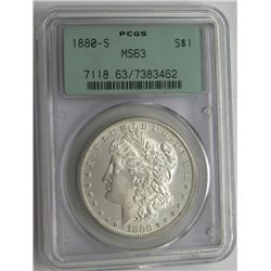 1880-S PCGS MS63 MORGAN SILVER DOLLAR