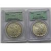 Image 1 : 2- NGC PEACE DOLLARS- 1922 MS63,