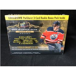 2018-19 Upper Deck Series 1 Hobby Exclusive Sealed 12 Pack Box Parkhurst BONUS