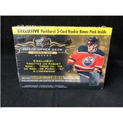2018-19 Upper Deck Series 1 Hobby Exclusive Sealed 12 Pack Box Parkhurst BONUS
