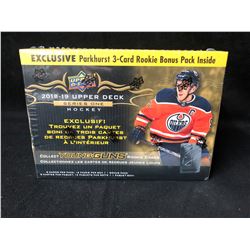 2018-19 Upper Deck Series 1 Hobby Exclusive Sealed 12 Pack Box Parkhurst BONUS