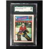 Image 1 : 1988-89 TOPPS STICKER #12 PATRICK ROY (9 MINT) SGC GRADED