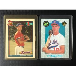 CHIPPER JONES BASEBALL CARD LOT
