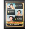 Image 1 : 1972-73 TOPPS SCORING LEADERS NHL 1971-72 HOCKEY CARD #61 HULL/ ESPOSITO