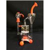 Image 1 : EVOLUTION CYCLONE 6.25" RED GLASS BONG W/ BOWL