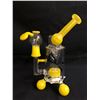 Image 1 : EVOLUTION TROPICAL STORM 7" YELLOW GLASS BONG W/ BOWL