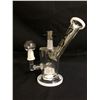 Image 1 : EVOLUTION NITRO 7" WHITE GLASS BONG W/ BOWL