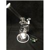 Image 1 : EVOLUTION HEAT WAVE TURBINE 12.5" WHITE GLASS BONG W/ BOWL