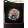 Image 2 : ROYAL CANADIAN MINT JEWEL OF THE RAIN SUGAR MAPLE LEAFS $20   .9999 SILVER