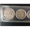 Image 2 : RARE 1938  CANADIAN COIN SET .800 SILVER
