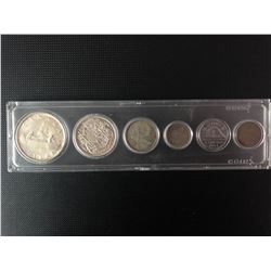 CANADIAN 1954 COIN SET .800 SILVER