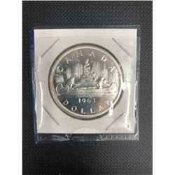 1963 CANADIAN SILVER DOLLAR   .800 SILVER