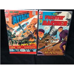 CHARLTON COMICS BOOK LOT (ATTACK/ FIGHTING MARINES)