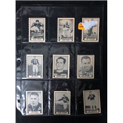 1962 TOPPS CFL FOOTBALL CARDS LOT (COPELAND/ CONROY/ CLARK...)