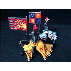 VINTAGE  BRITAIN METAL PAINTED FIGURES LOT