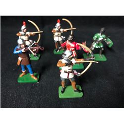 VINTAGE  BRITAIN METAL PAINTED FIGURES LOT