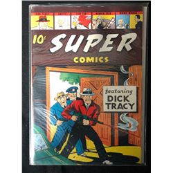 VINTAGE SUPER COMICS FEATURING DICK TRACY
