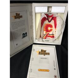 NHL STAR HANGERS "CALGARY FLAMES" (6" X 10") -HAND PAINTED UNIQUE ART-