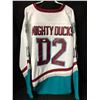 Image 1 : "D2: The Mighty Ducks" Jersey Signed by (4) With Henson, Doherty,  Adams, Ratliff Henson (JSA COA)