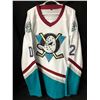 Image 3 : "D2: The Mighty Ducks" Jersey Signed by (4) With Henson, Doherty,  Adams, Ratliff Henson (JSA COA)