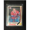 Image 1 : HENRI RICHARD SIGNED HOCKEY CARD