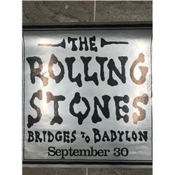 THE ROLLING STONES "BRIDGES TO BABYLON" OFFICIAL TOUR POSTER