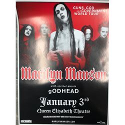 OFFICIAL MARILYN MANSON CONCERT POSTER (VANCOUVER BC)