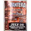Image 1 : "EXTREME STEEL TOUR" OFFICIAL PANTERA CONCERT POSTER (VANCOUVER BC)
