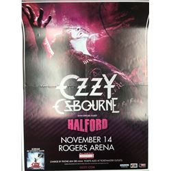 OFFICIAL OZZY OSBOURNE W/ SPECIAL GUEST HALFORD CONCERT POSTER