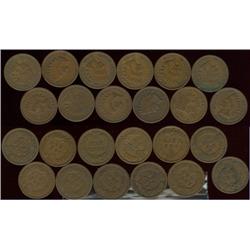 Lot of (12) Indian cents