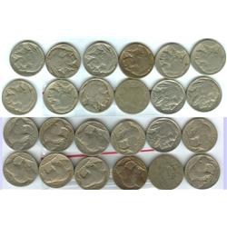 Lot of (12) Buffalo nickels