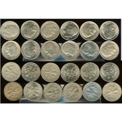 Lot of (12) unc. silver Roosevelt dimes