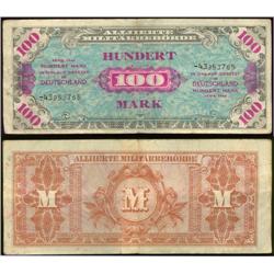 Series 1944 100 Mark note (Allied Military Script)