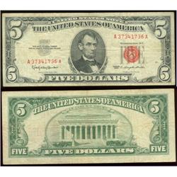 Series 1963 $5 red seal