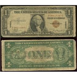 Series 1935A $1 silver cert. ( Hawaii note)