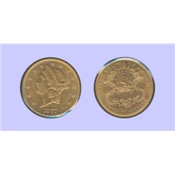 1877-S $20.00 gold