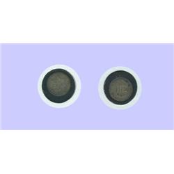 1853 3 cent silver