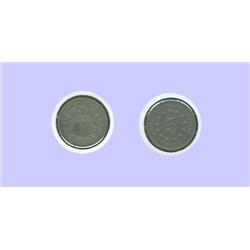 1868 nickel