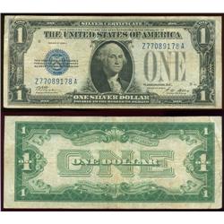 Series 1928 A $1.00 silver cert.