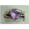 Image 1 : 14K FANTASY-CUT AMETHYST RING