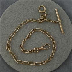 14K VESTA POCKET WATCH CHAIN