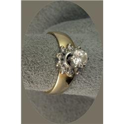 14K DIAMOND WEDDING RING