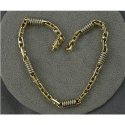 8" 14K NUTS & BOLTS BRACELET
