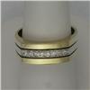 Image 1 : 14K GENT'S DIAMOND BAND