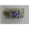 Image 1 : 14K TANZANITE & DIAMOND RING