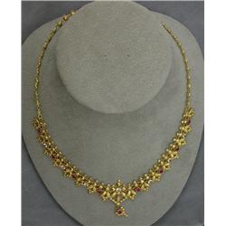 MALAYSIAN 22K FANCY NECKLACE