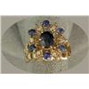 Image 1 : 14K LADY'S SAPPHIRE AND DIAMOND RING