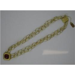 NEIMAN-MARCUS TOURMALINE DESIGNER NECKLACE