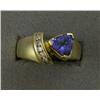 Image 1 : 18K TANZANITE & DIAMOND RING